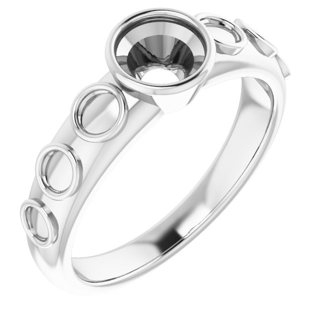 Bezel-Set Accented Ring