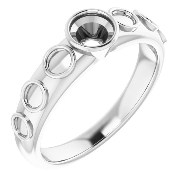 Bezel-Set Accented Ring