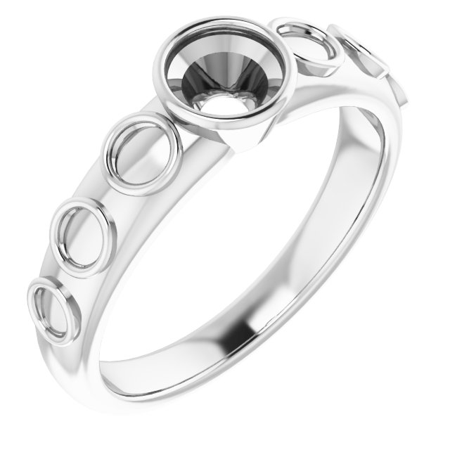 Bezel-Set Accented Ring