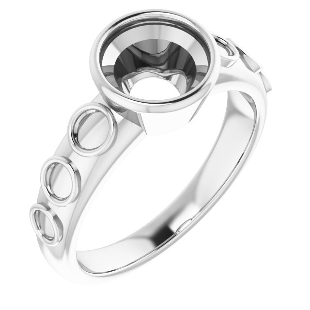 Bezel-Set Accented Ring