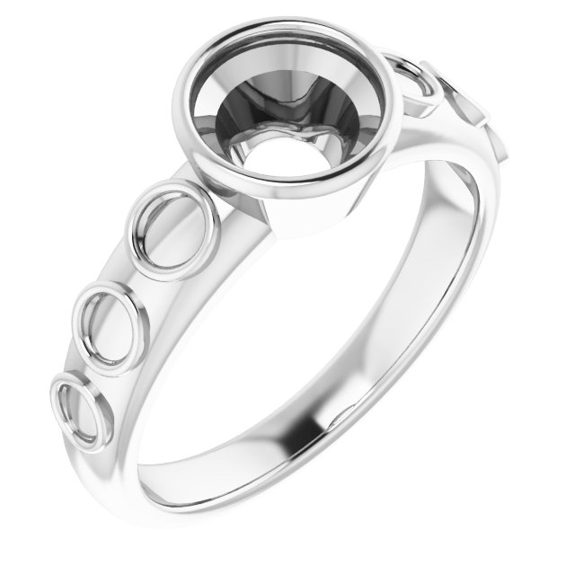 Bezel-Set Accented Ring