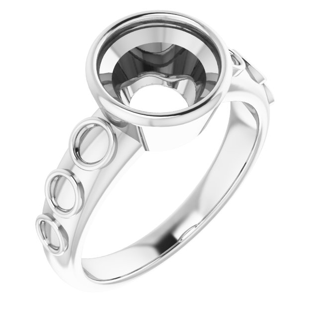 Bezel-Set Accented Ring