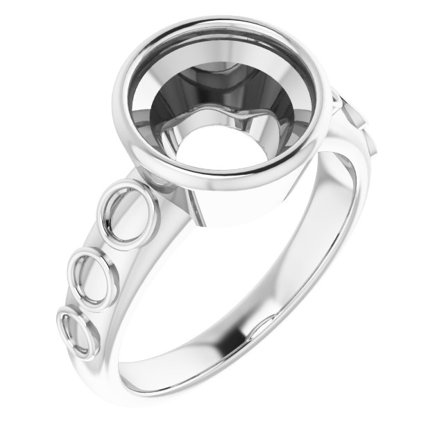 Bezel-Set Accented Ring