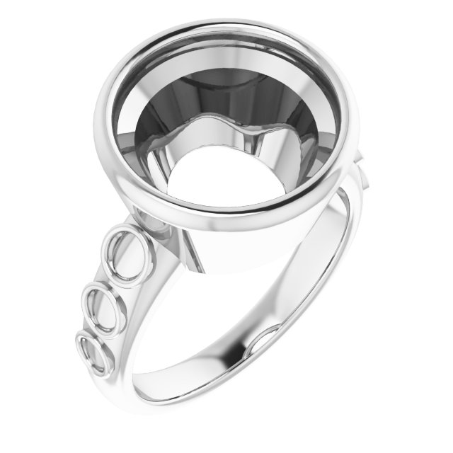 Bezel-Set Accented Ring