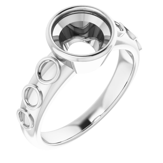 Bezel-Set Accented Ring