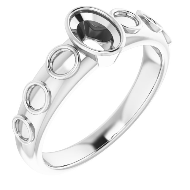 Bezel-Set Accented Ring