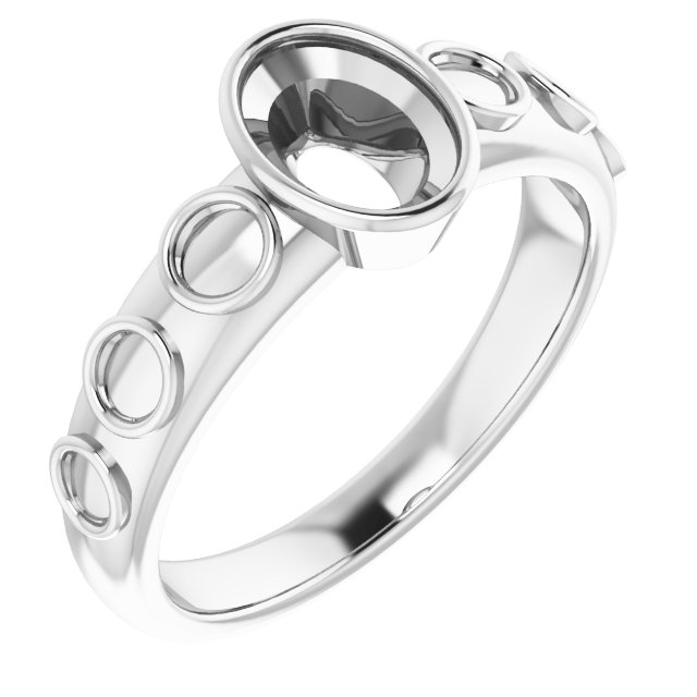 Bezel-Set Accented Ring