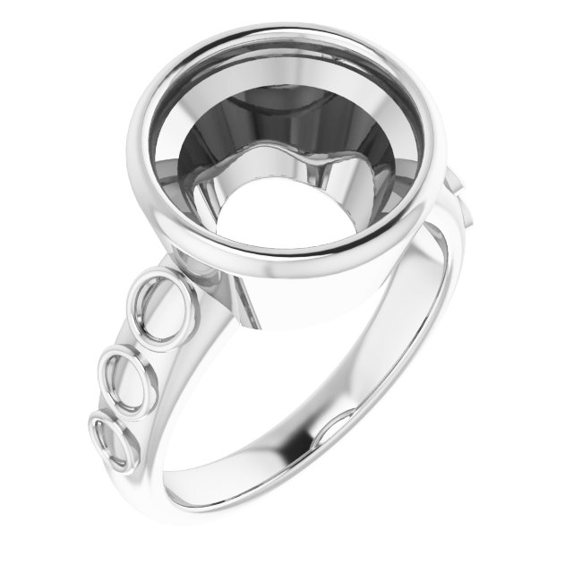 Bezel-Set Accented Ring