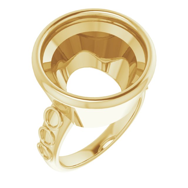 Bezel-Set Accented Ring