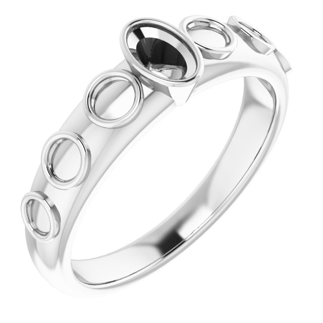 Bezel-Set Accented Ring