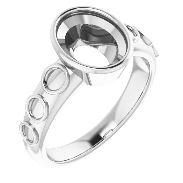 Bezel-Set Accented Ring