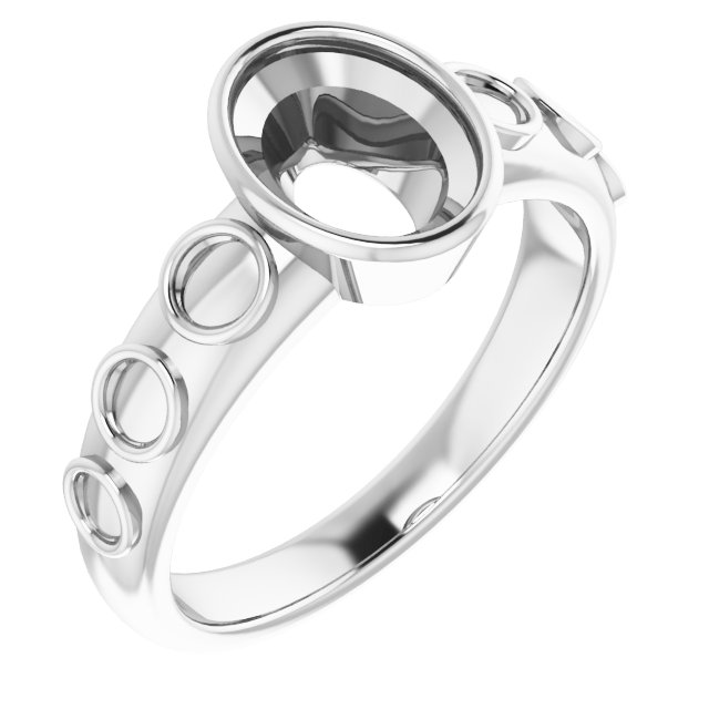 Bezel-Set Accented Ring