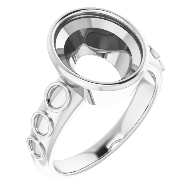 Bezel-Set Accented Ring