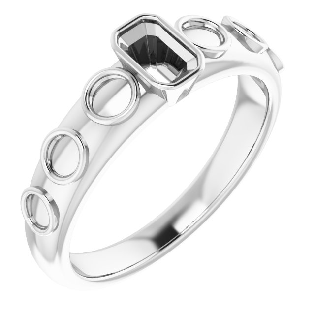 Bezel-Set Accented Ring