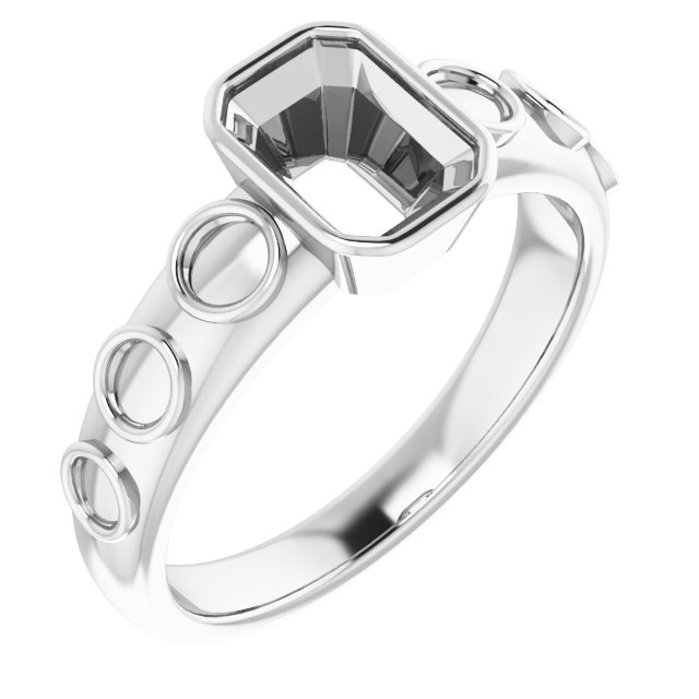 Bezel-Set Accented Ring