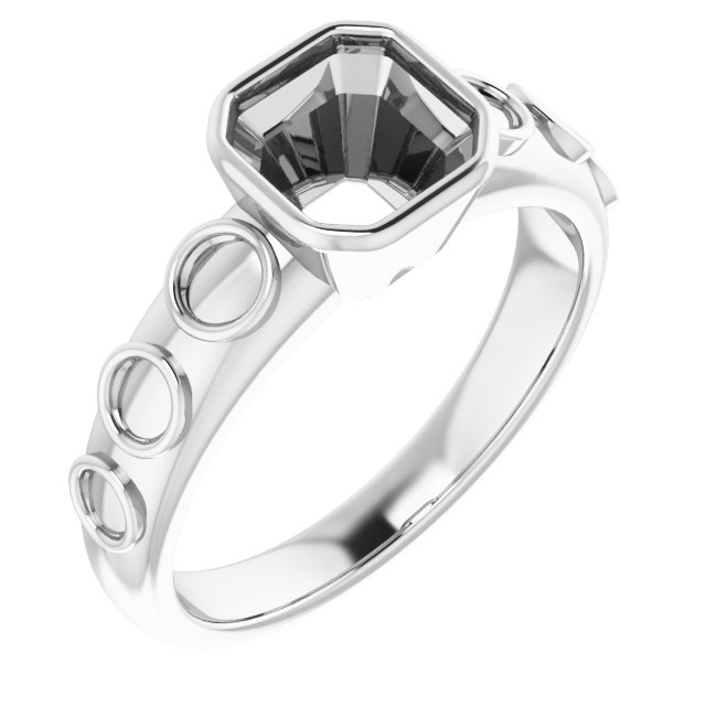 Bezel-Set Accented Ring