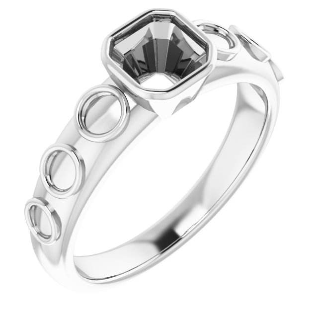 Bezel-Set Accented Ring