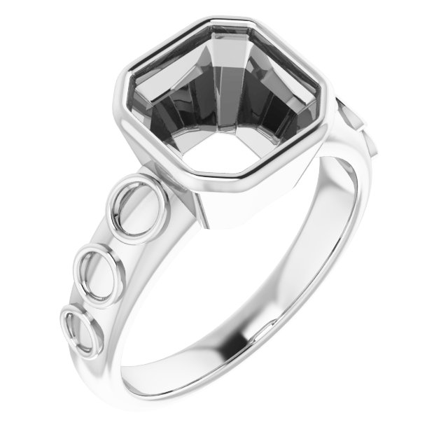 Bezel-Set Accented Ring