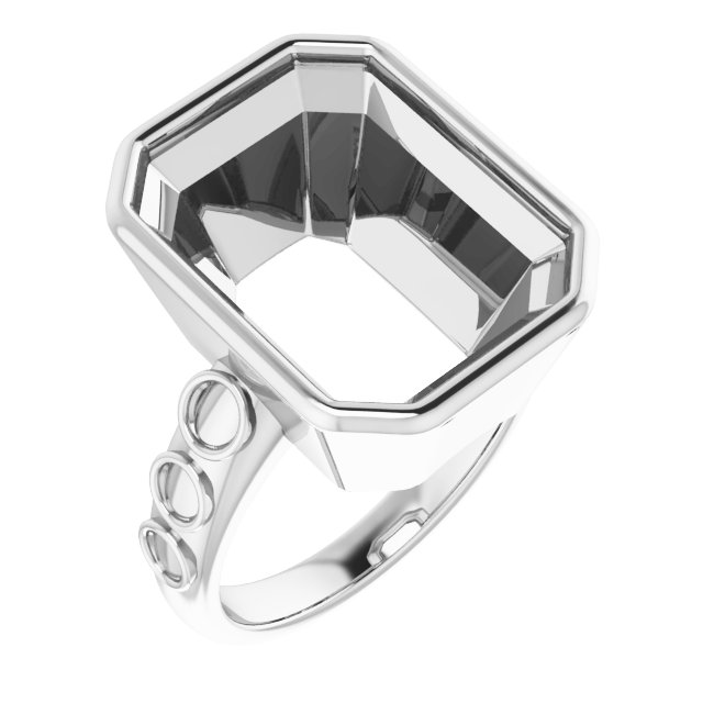 Bezel-Set Accented Ring