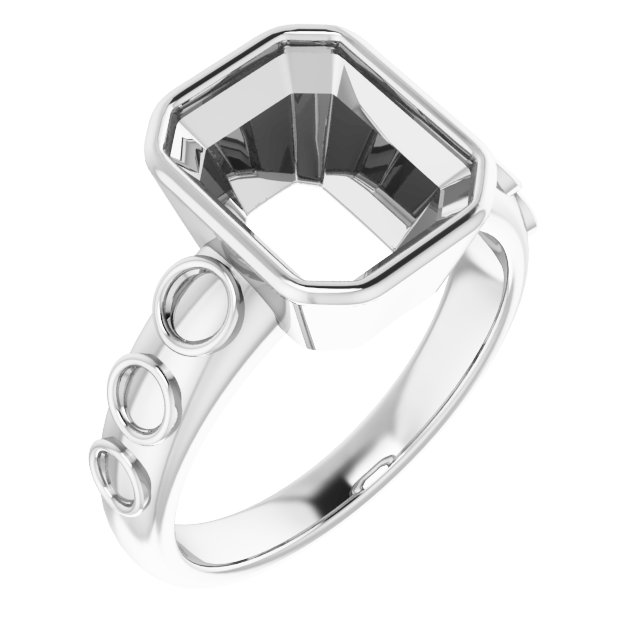Bezel-Set Accented Ring