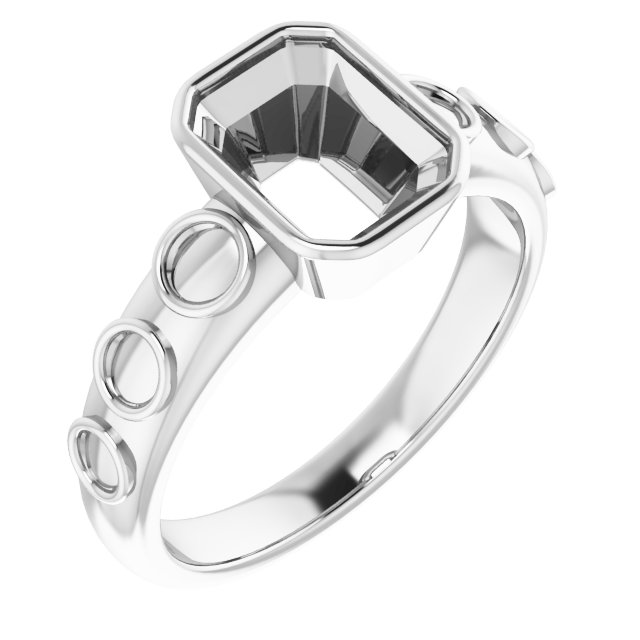 Bezel-Set Accented Ring