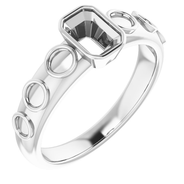 Bezel-Set Accented Ring
