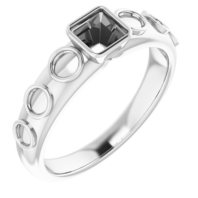 Bezel-Set Accented Ring