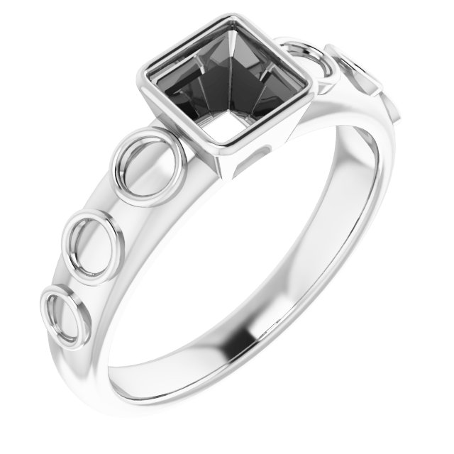 Bezel-Set Accented Ring