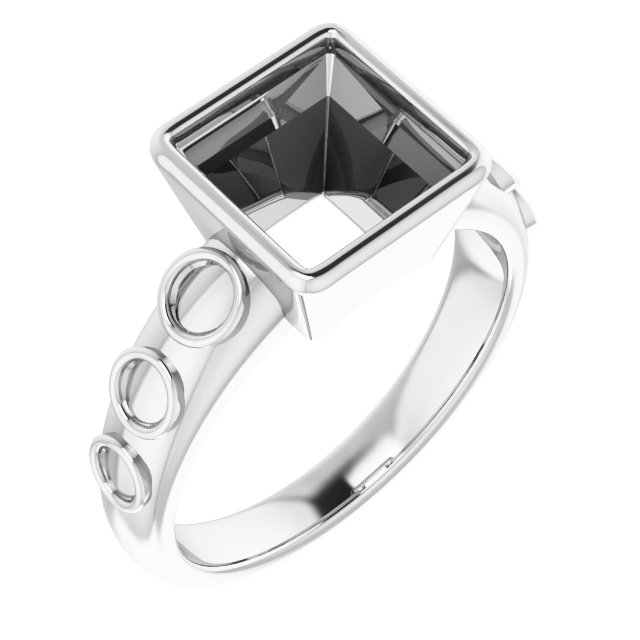 Bezel-Set Accented Ring