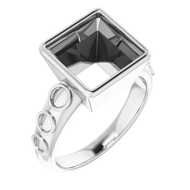 Bezel-Set Accented Ring