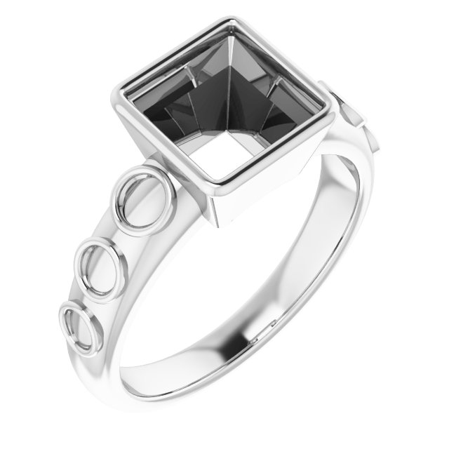 Bezel-Set Accented Ring