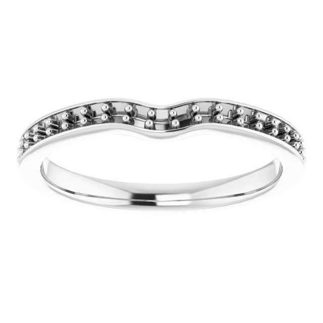 Band Mounting for 6.5 mm Square Ring view 3
