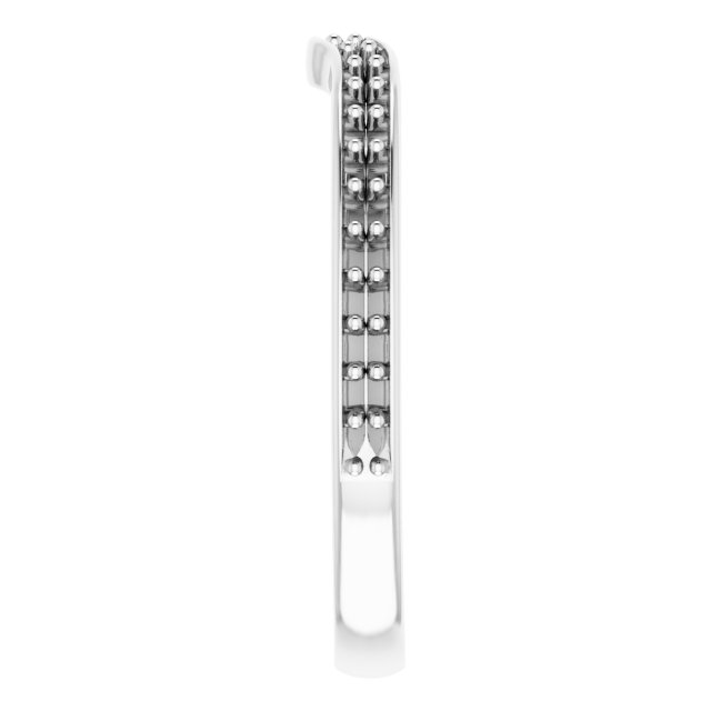 Band Mounting for 6.5 mm Square Ring view 4