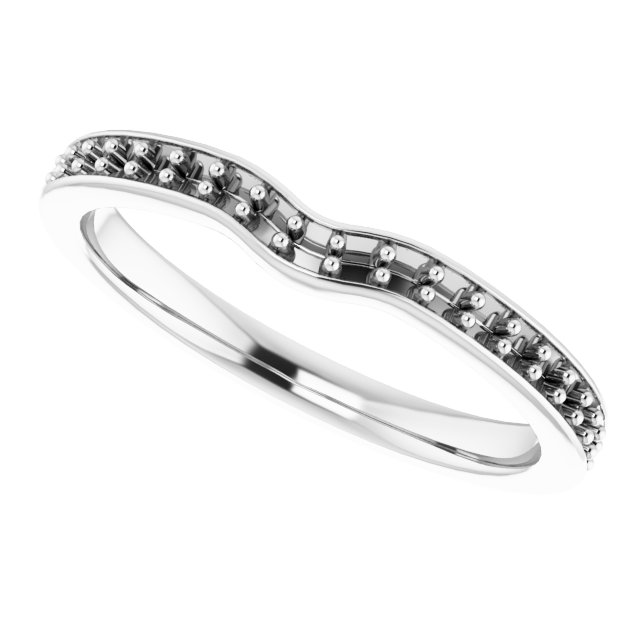 Band Mounting for 6.5 mm Square Ring view 5