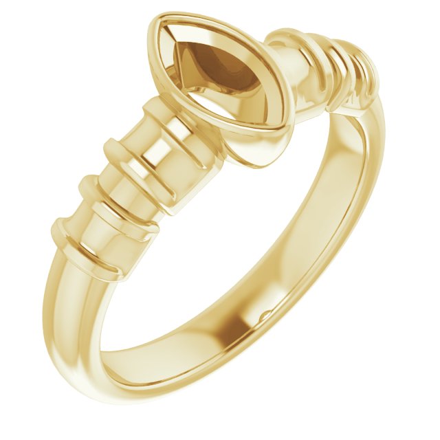14k Yellow Gold