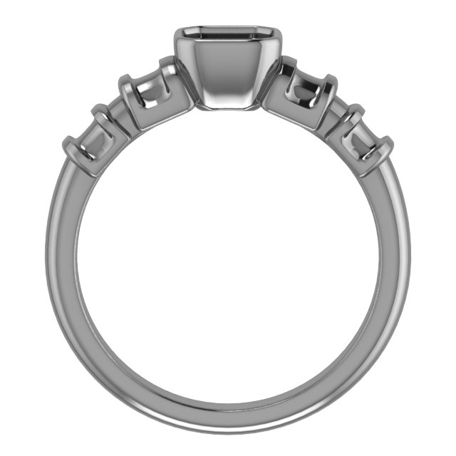12x6 mm Marquise Engagement Ring Mounting view 2