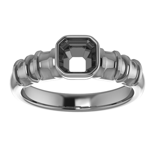 12x6 mm Marquise Engagement Ring Mounting view 3