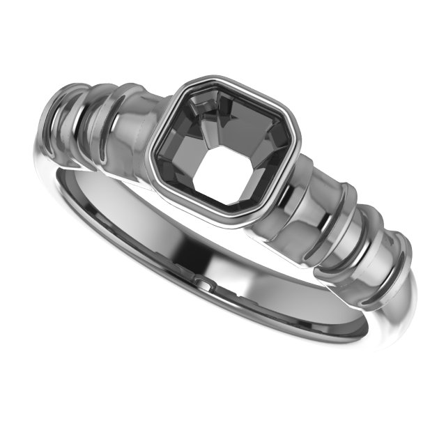 12x6 mm Marquise Engagement Ring Mounting view 5