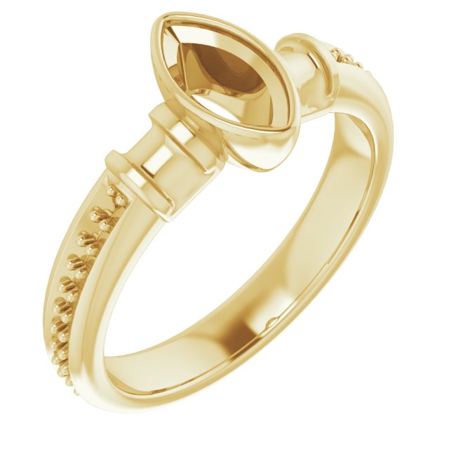 14k Yellow Gold