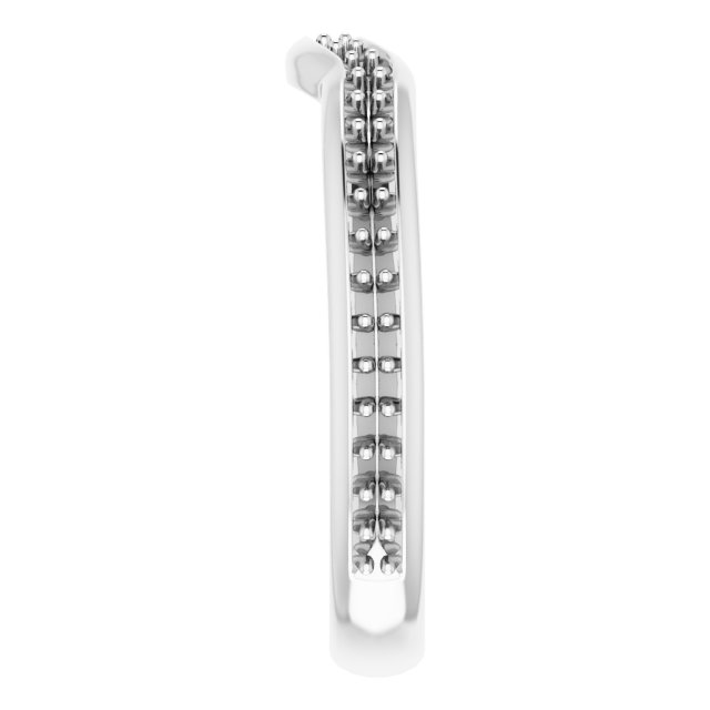 Band Mounting for 4 mm Square Ring view 4