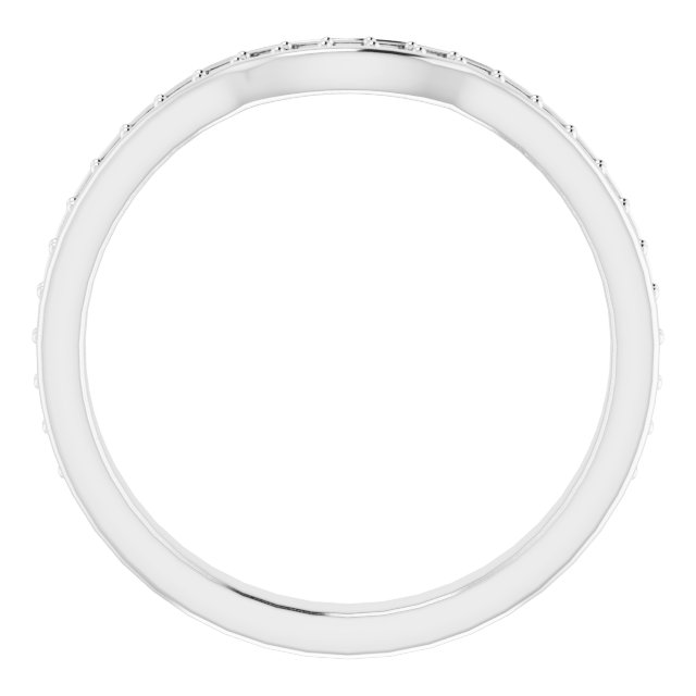 Band Mounting for 7 mm Square Ring view 2