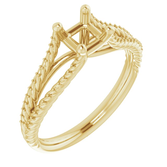 Accented Engagement Ring