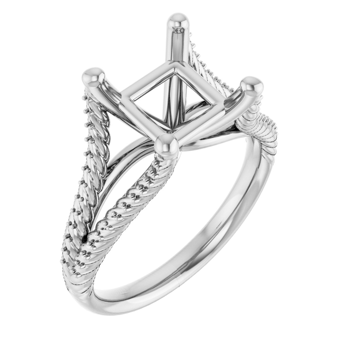 Accented Engagement Ring