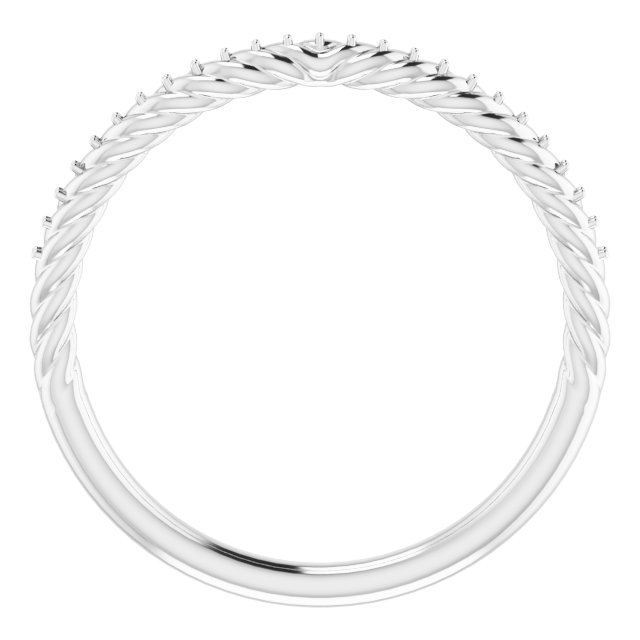 Band Mounting for 6 mm Square Ring view 2
