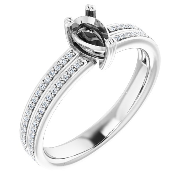 14k White Gold