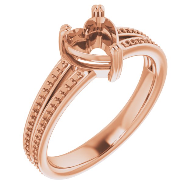 Accented Split Shank Engagement Ring