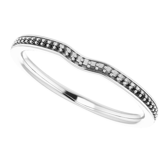 Band Mounting for 5x3 mm Oval Ring view 5
