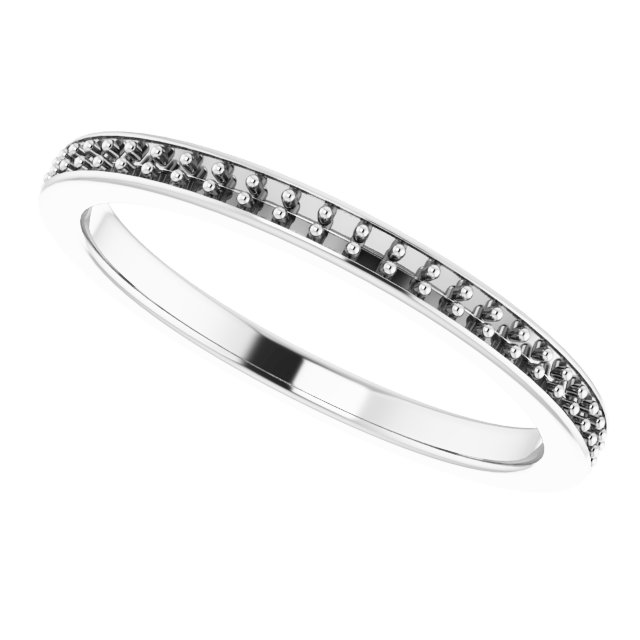 Band Mounting for 7 mm Square Ring view 5