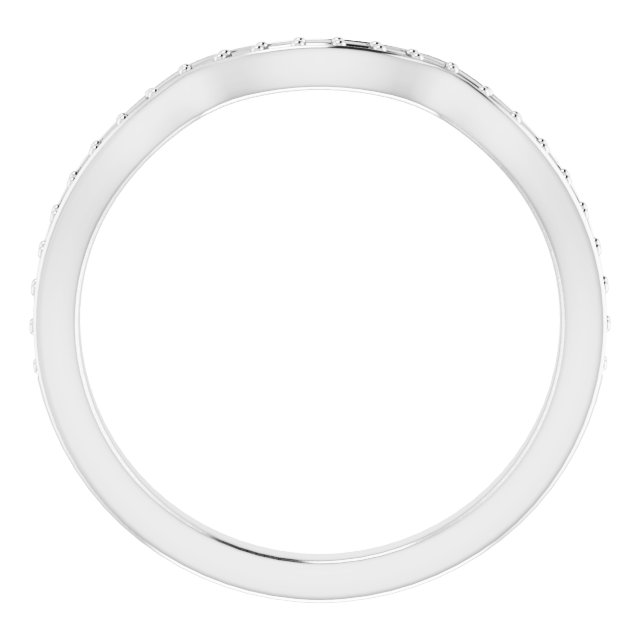 Band Mounting for 6x3.5 mm Marquise Ring view 2
