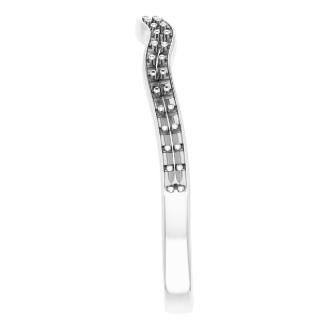 Band Mounting for 6x3.5 mm Marquise Ring view 4